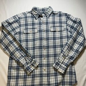 Polo Ralph Lauren Mens Flannel Plaid Button Down Shirt Long Sleeve Medium M